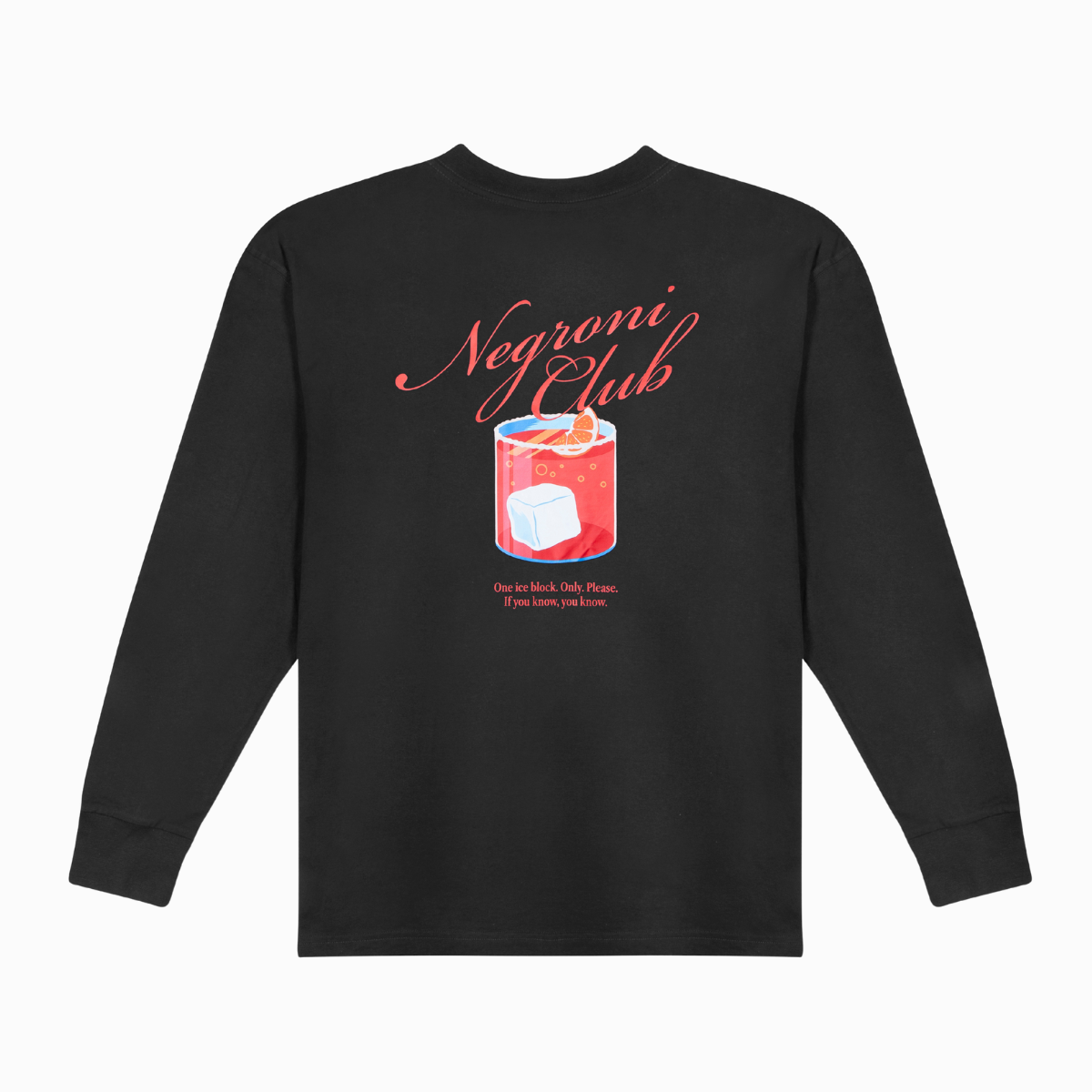 Black Long Sleeve | Negroni Club