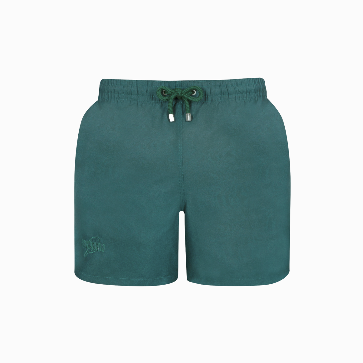 Mid-Length Swim Shorts | Stone Wash / Emerald