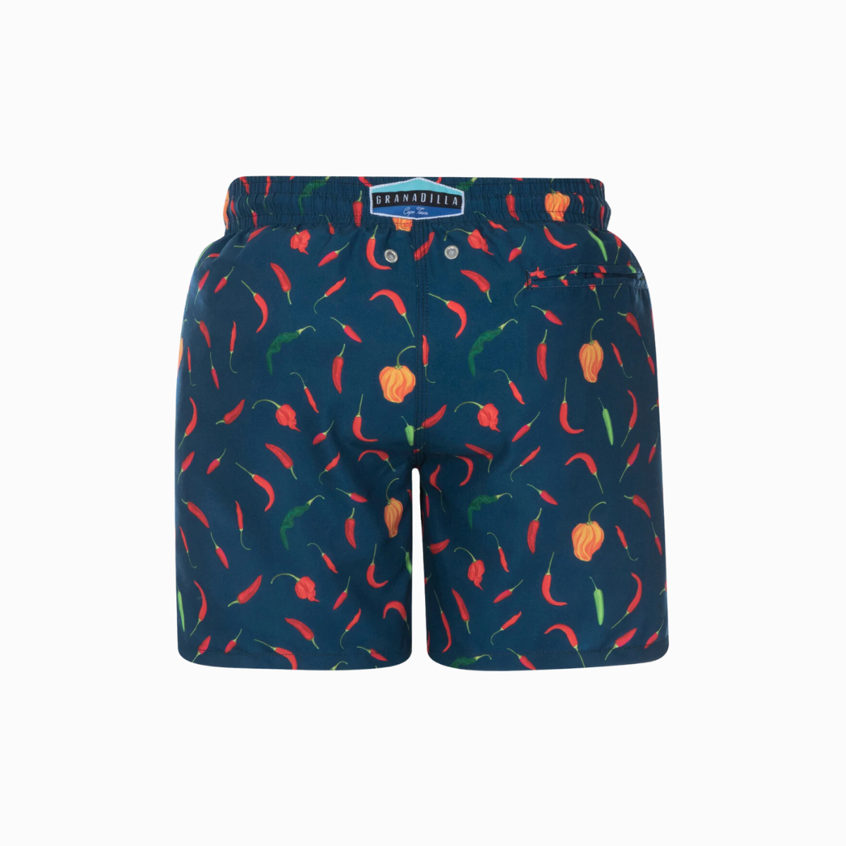 Mid-length Swim Shorts | Chillies / Navy
