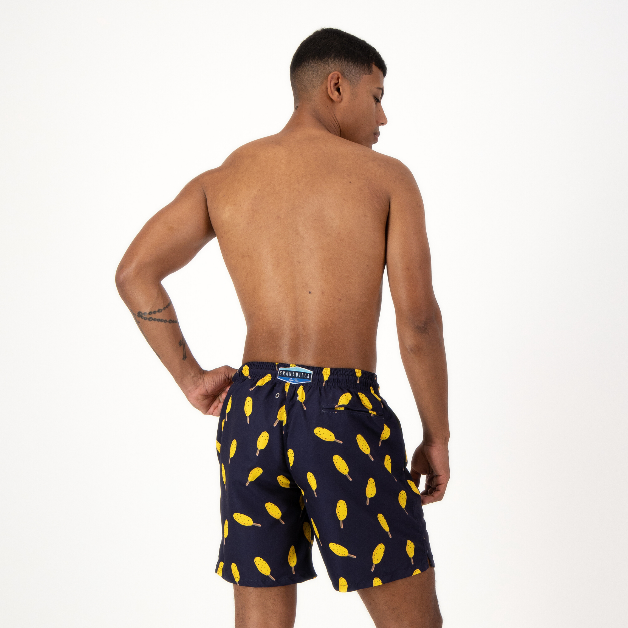 Long Swim Shorts | Navy Lolly