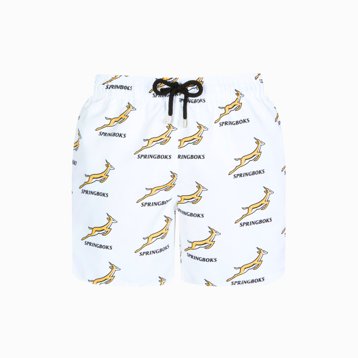 Mid-Length Swim Shorts | Springbok / White