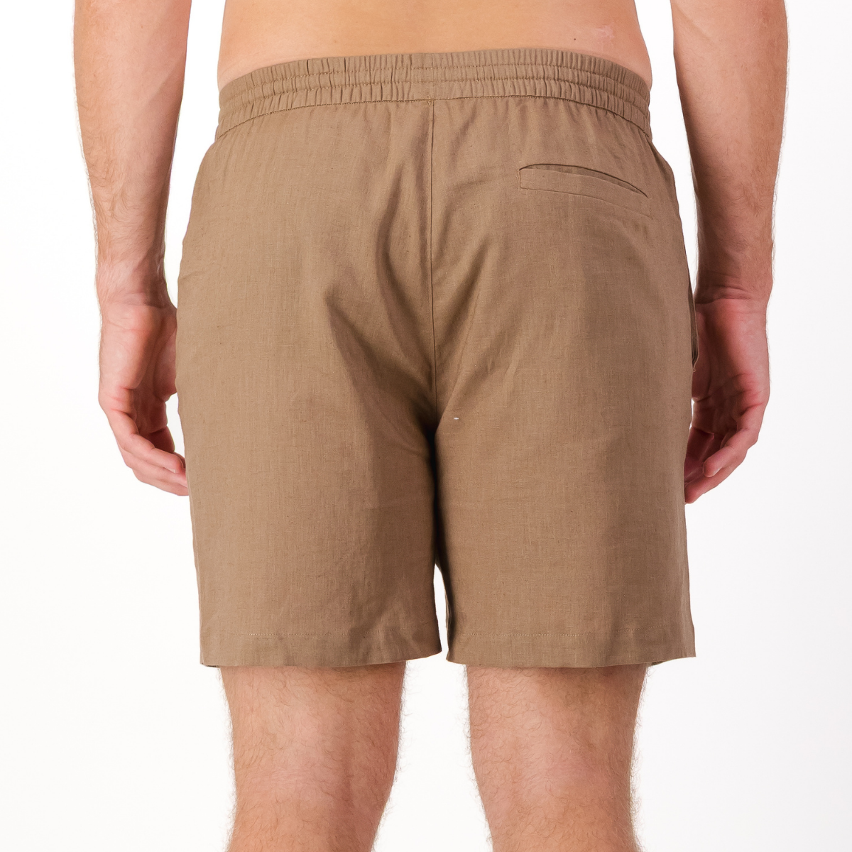 Mens Pull on Shorts / Stone