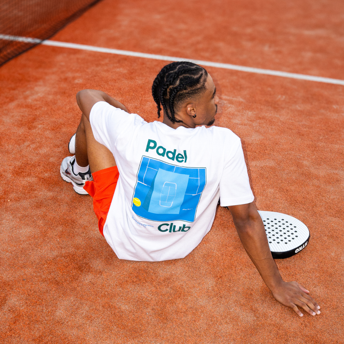Loose White Tee | Padel Club