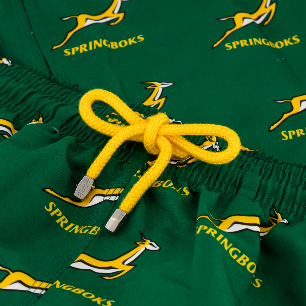 Mid-Length Swim Shorts | Springbok / Green