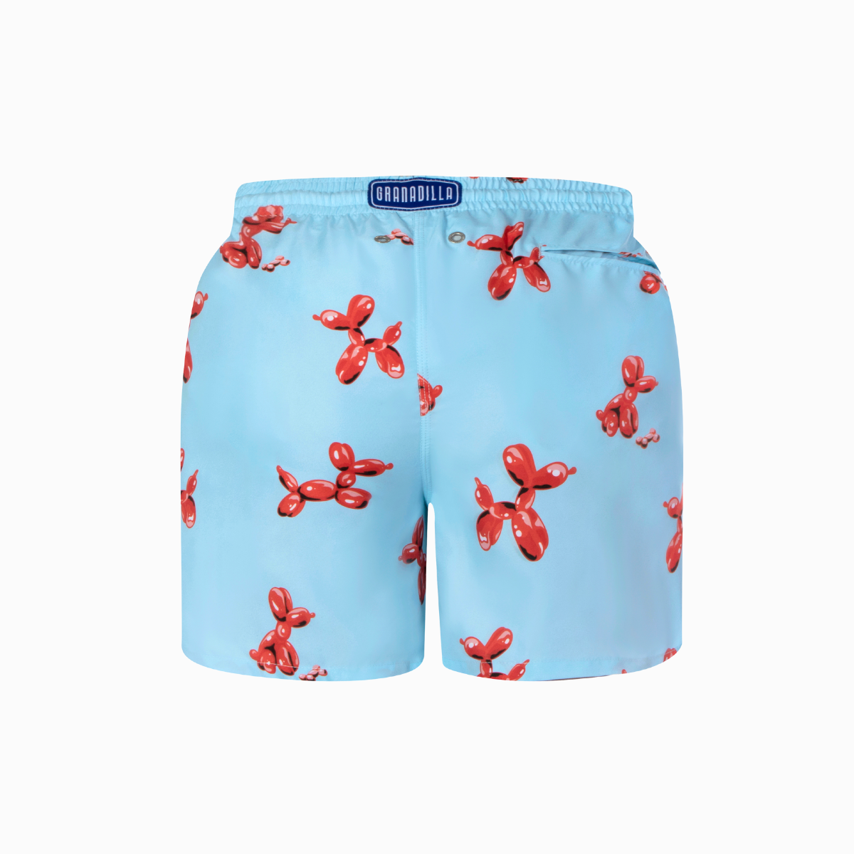 Mid-length Swim Shorts | Balloon Dogs / Blue