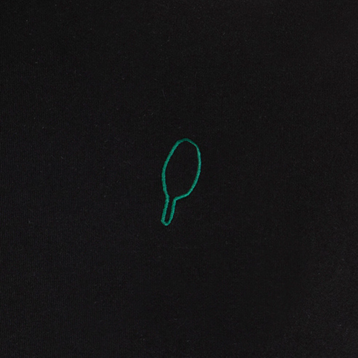 Black Tee | Green Lolly