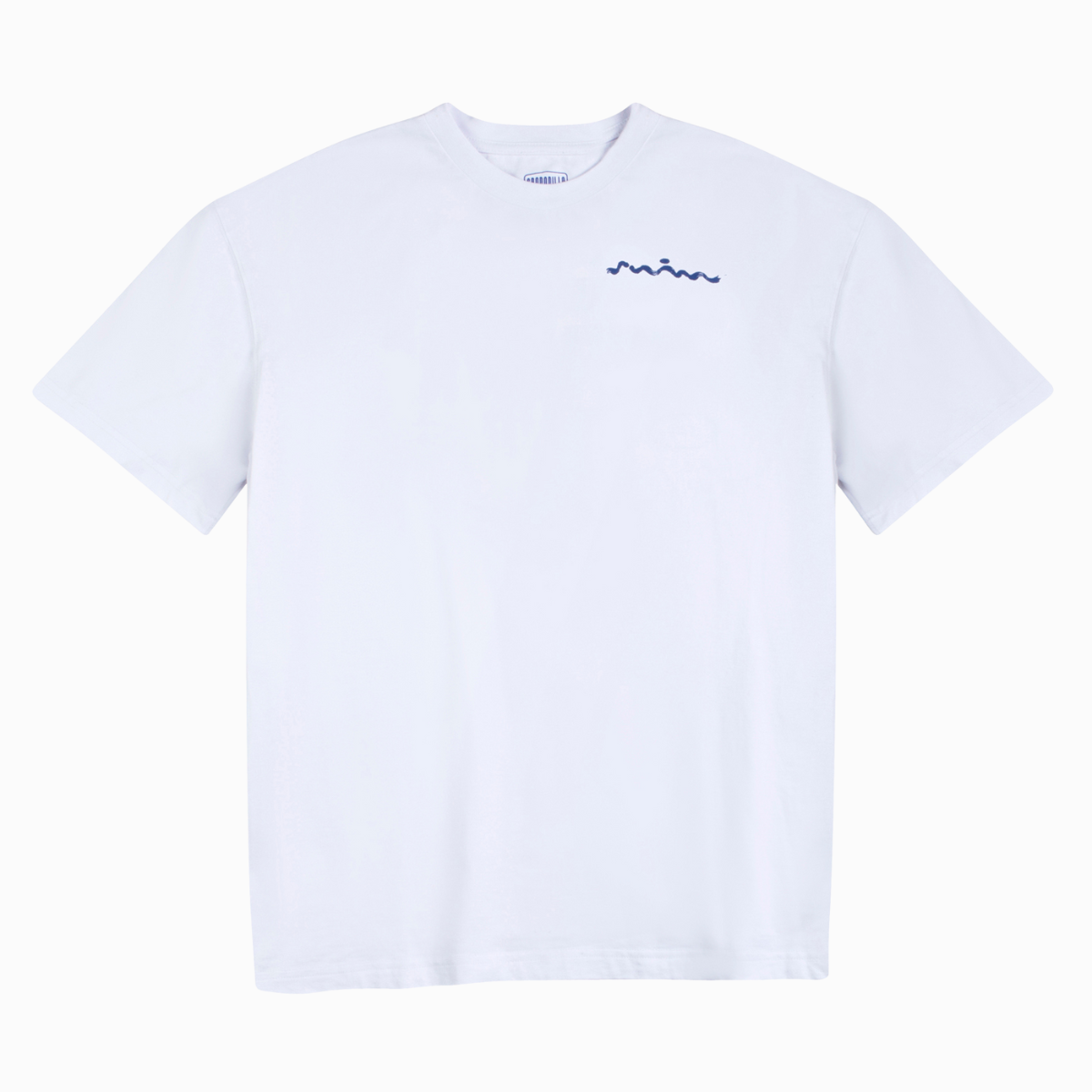Loose White Tee | Swimming Club