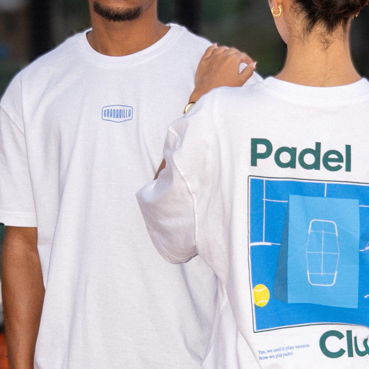 Loose White Tee | Padel Club