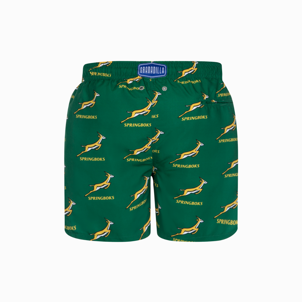 Mid-Length Swim Shorts | Springbok / Green