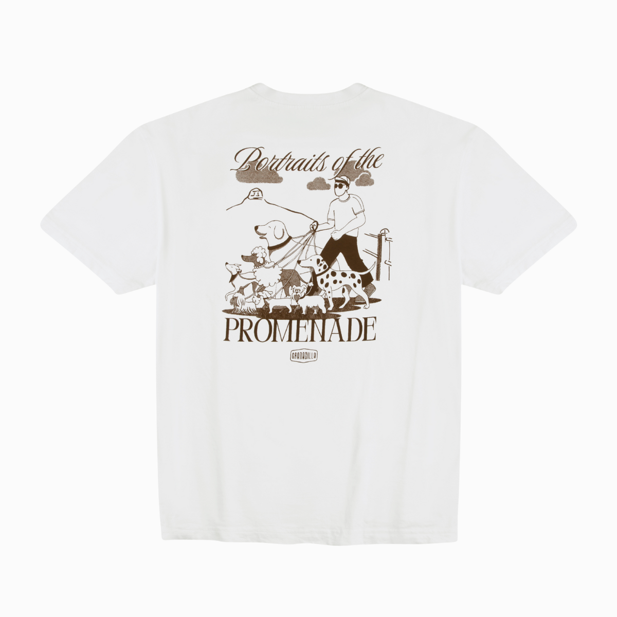 Loose Tee | Dog Walker / Off-White