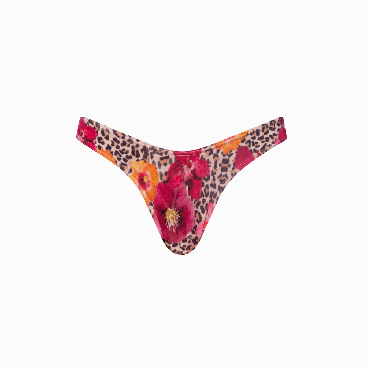 Ali-Cat Cheeky Bottom | Leopard Floral
