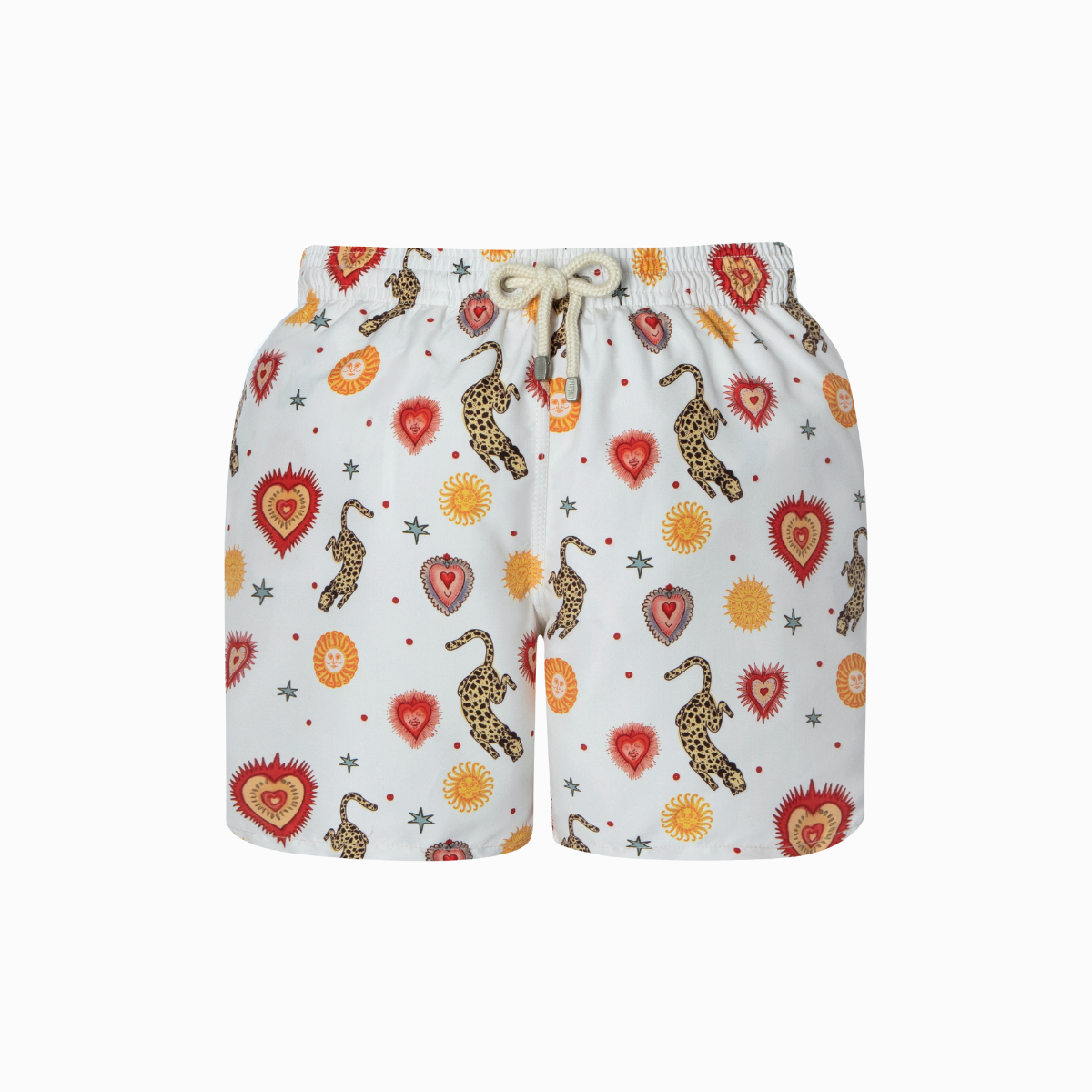 Mid-length Swim Shorts | Sphinx / Cream