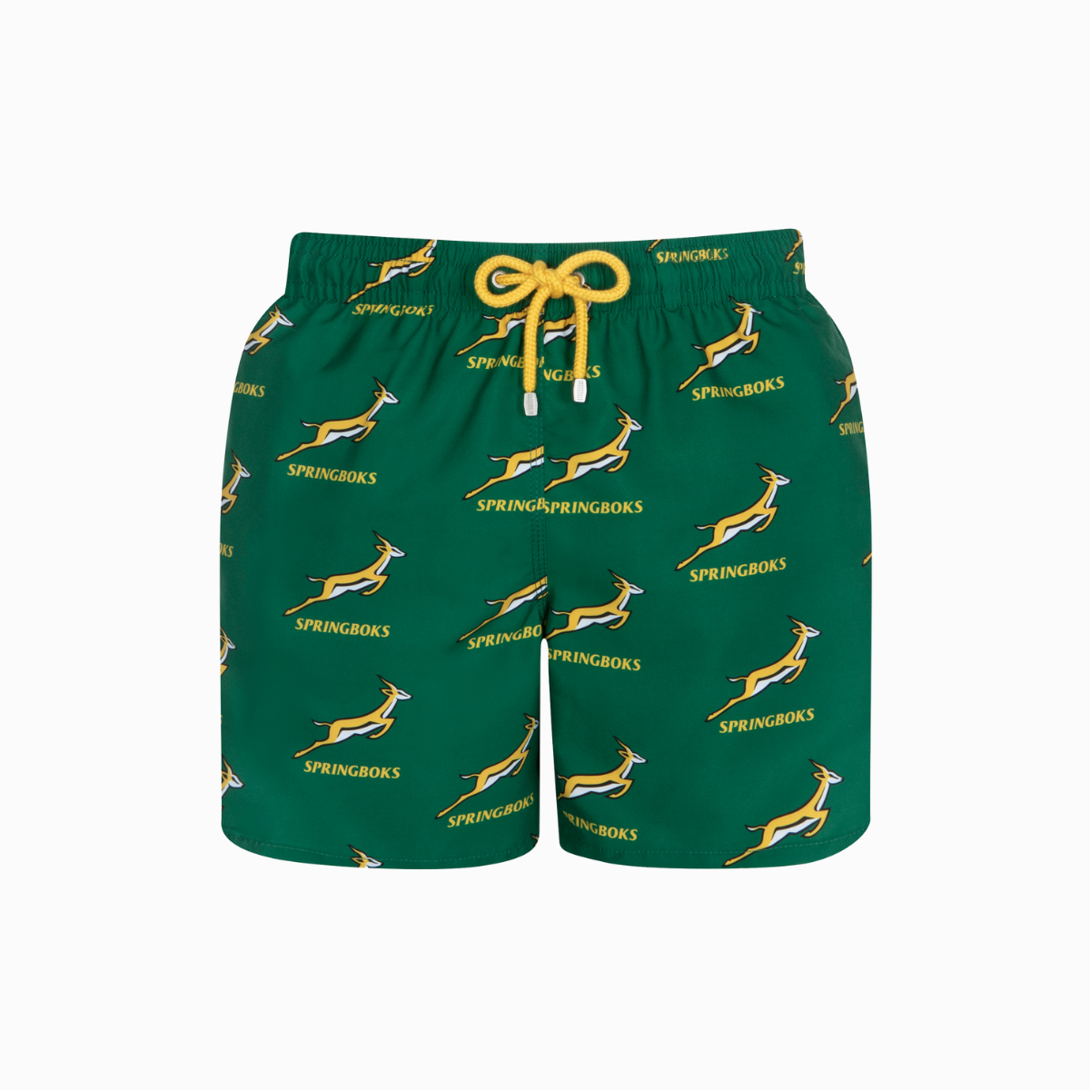 Mid-Length Swim Shorts | Springbok / Green