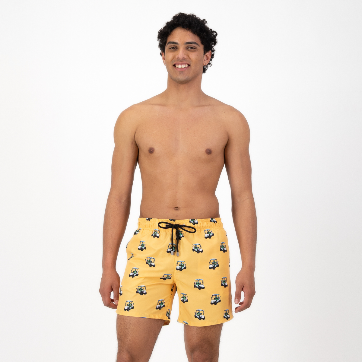 Mid-length Swim Shorts | Golf / Yellow
