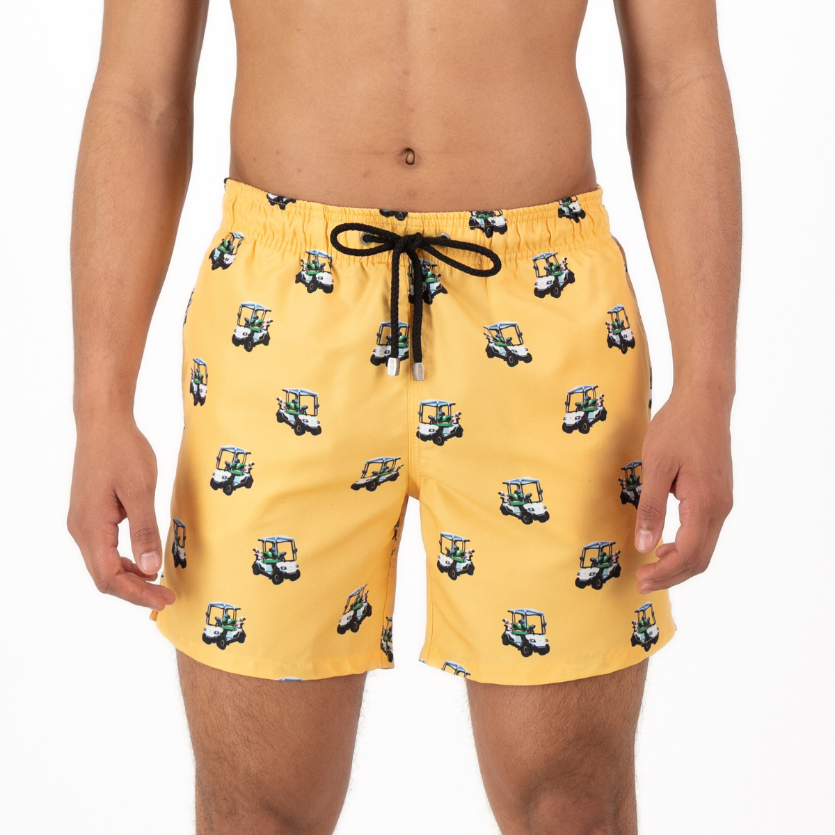 Mid-length Swim Shorts | Golf / Yellow