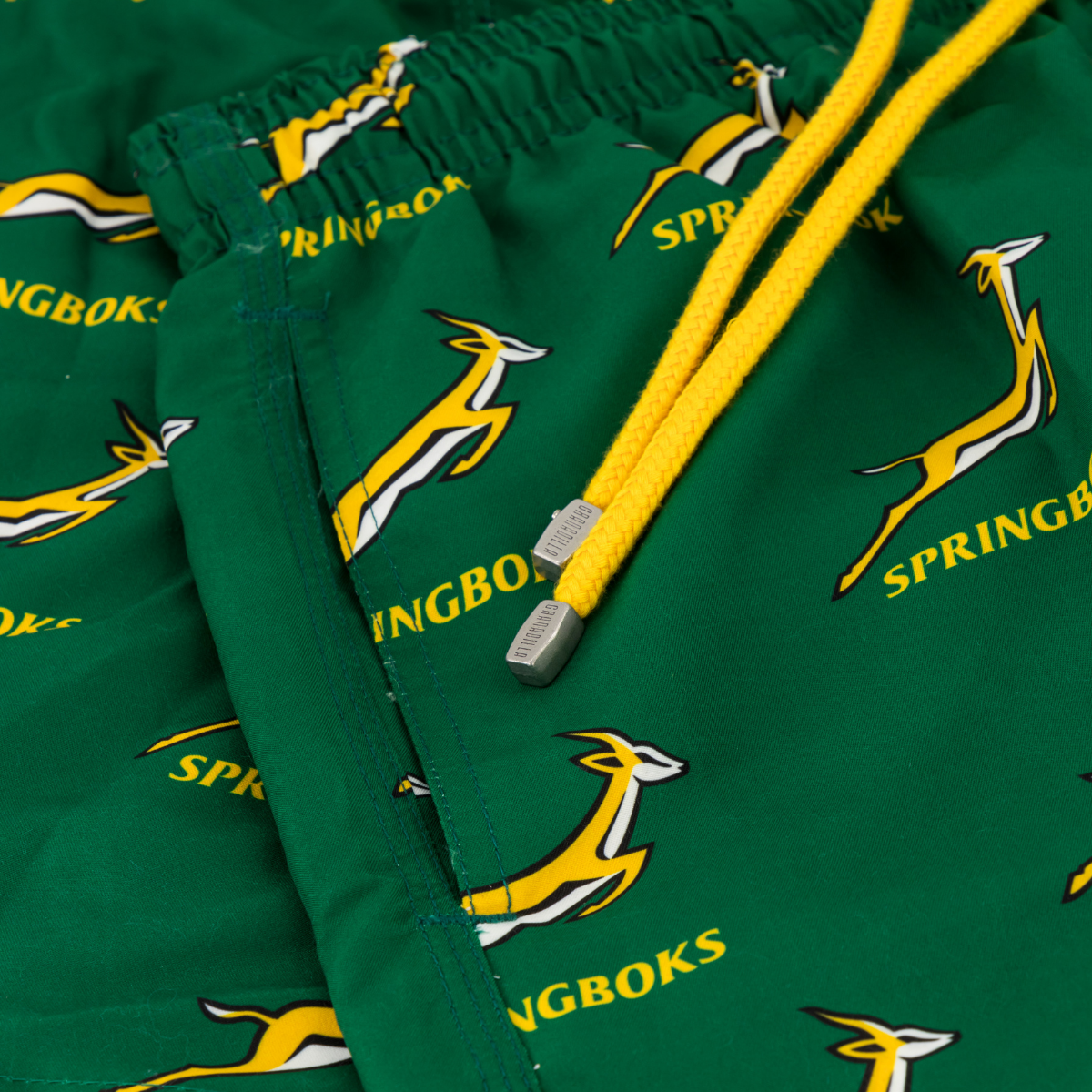 Mid-Length Swim Shorts | Springbok / Green