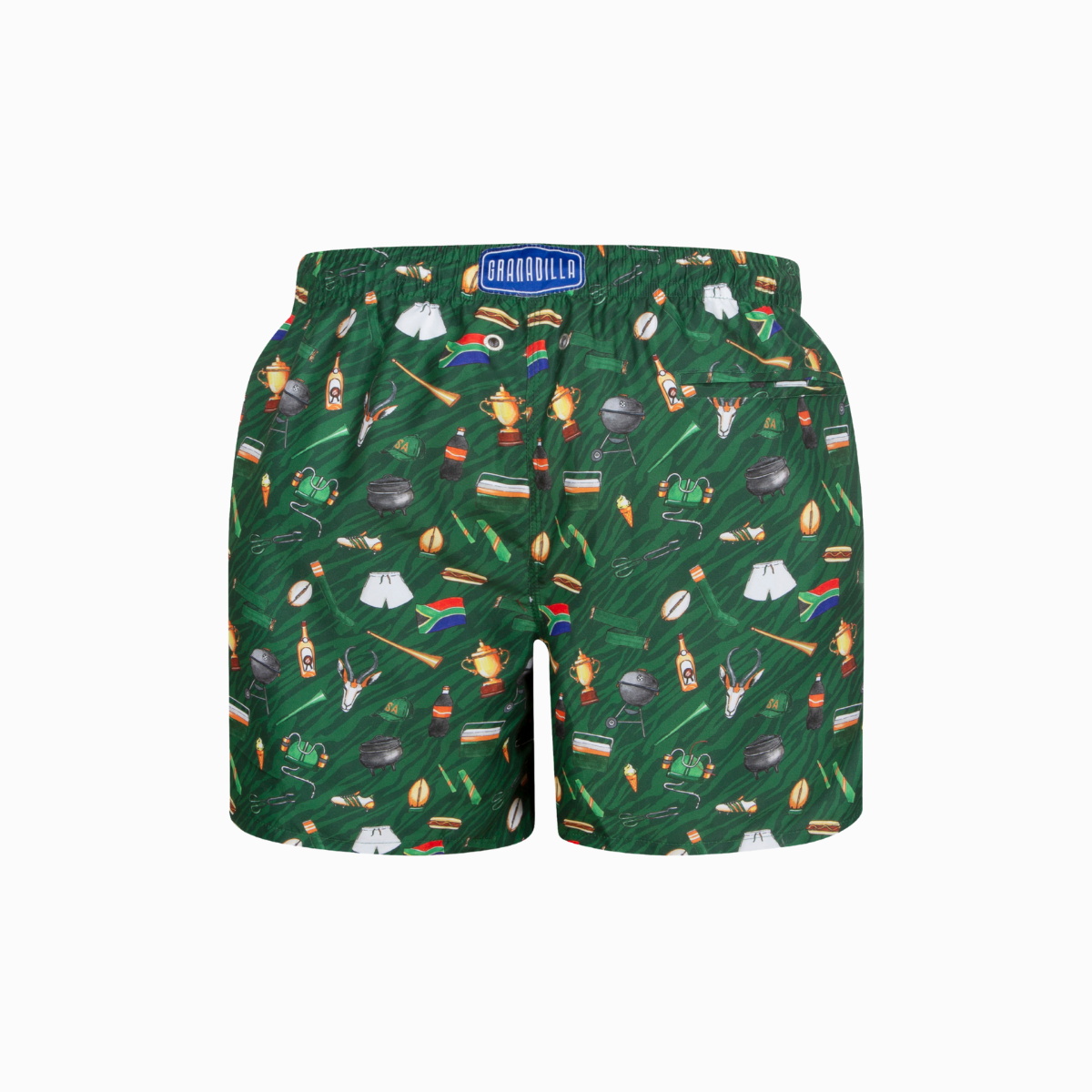 Mid-length Swim Shorts | Game Day / Green
