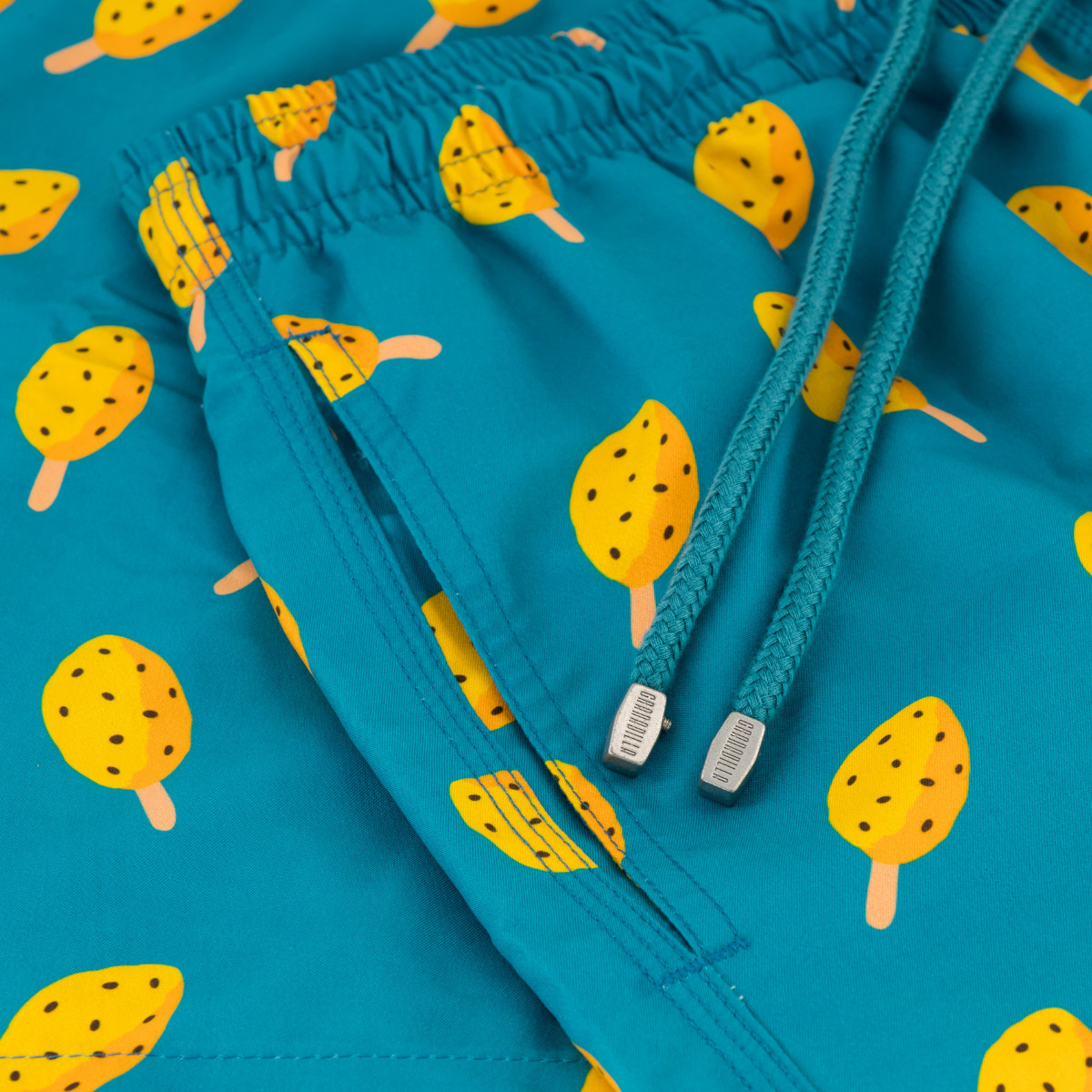 Mid-length Swim Shorts | Lolly / Teal