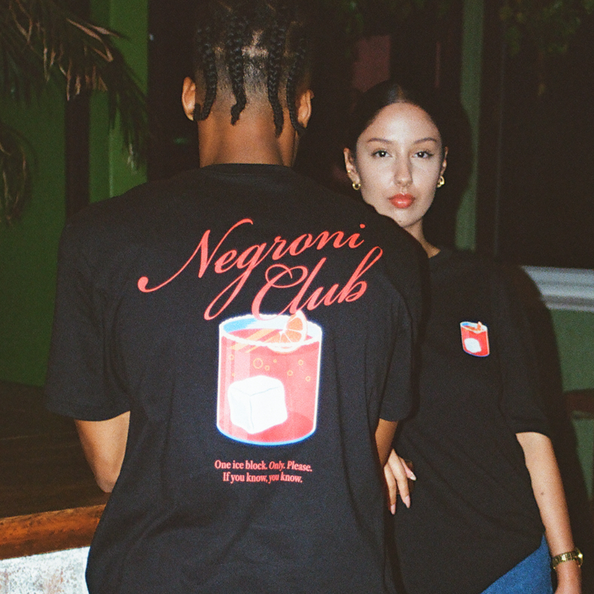 Loose Black Tee | Negroni Club