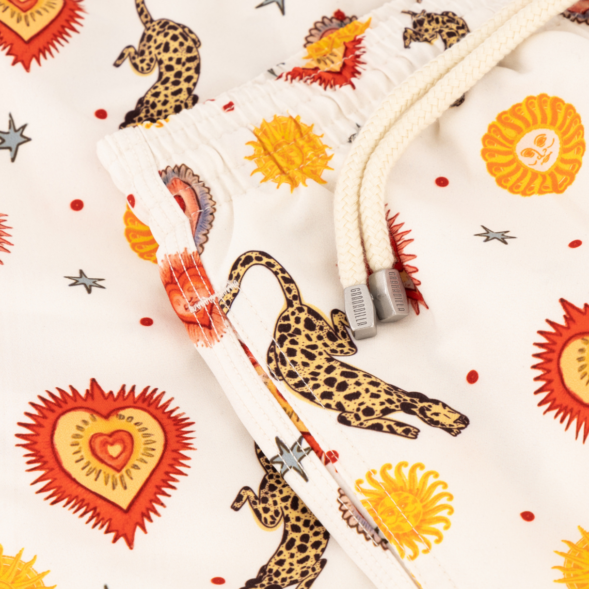 Mid-length Swim Shorts | Sphinx / Cream