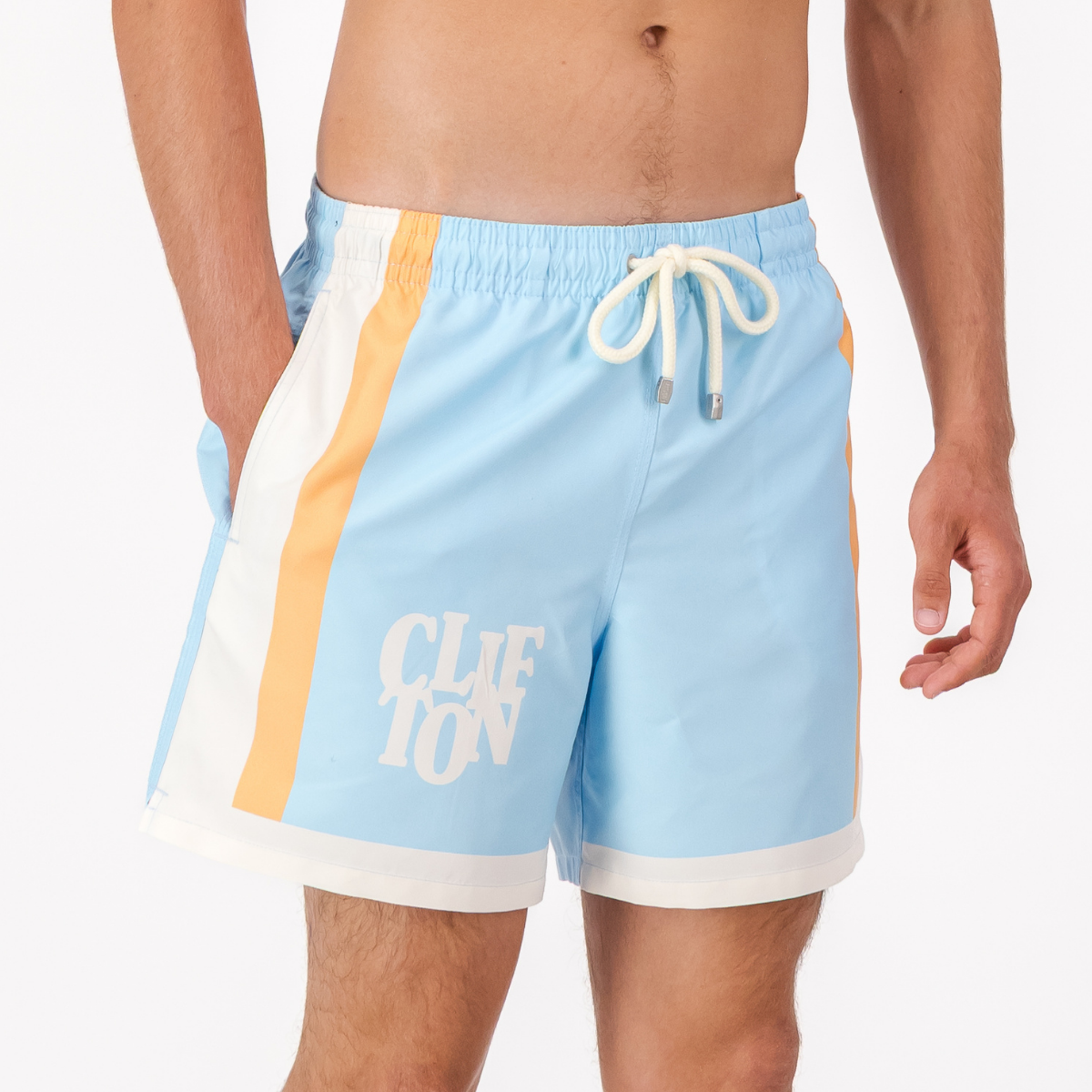 Mid-length Swim Shorts | Clifton / Blue