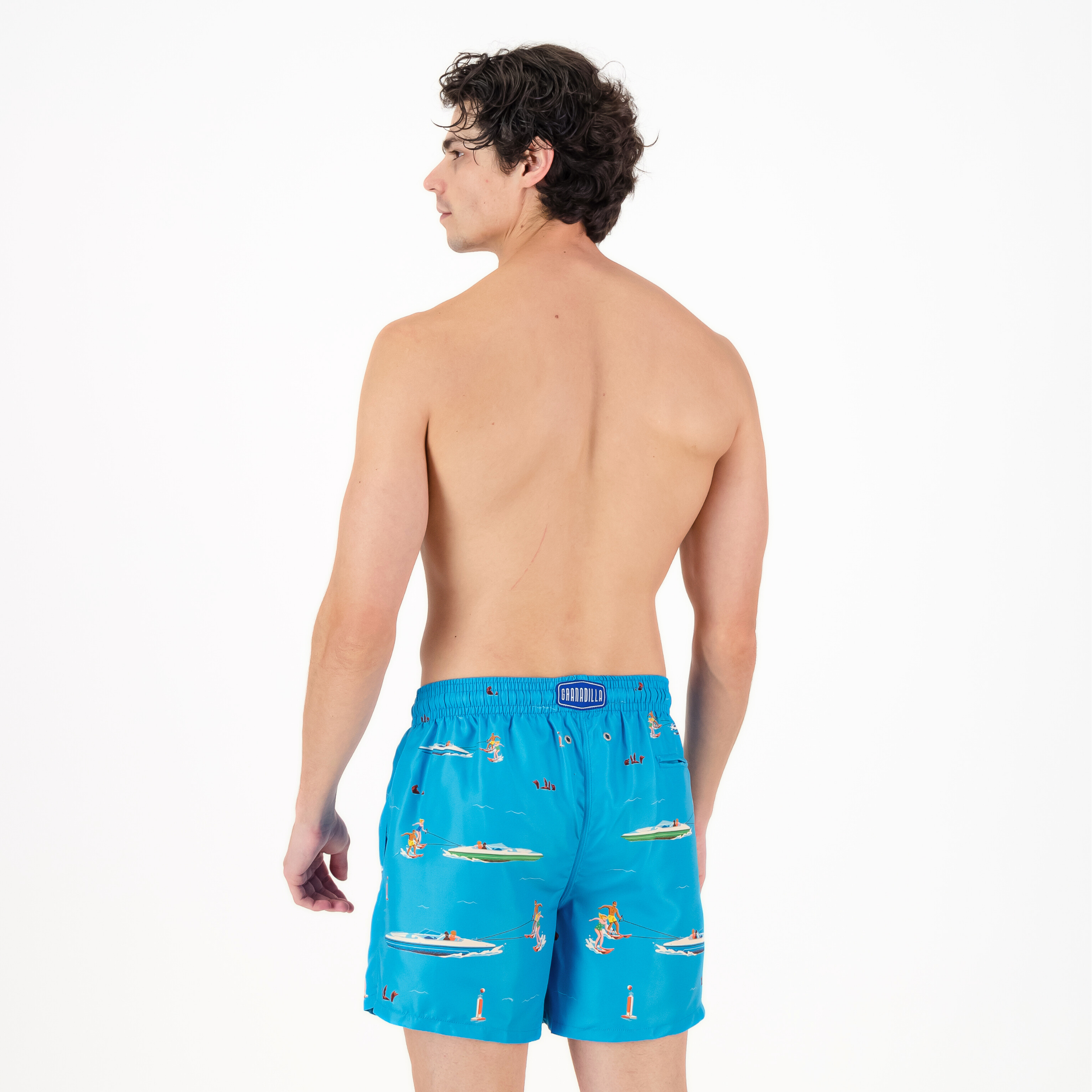 Mid-length Swim Shorts | Knysna Skier / Scuba Blue
