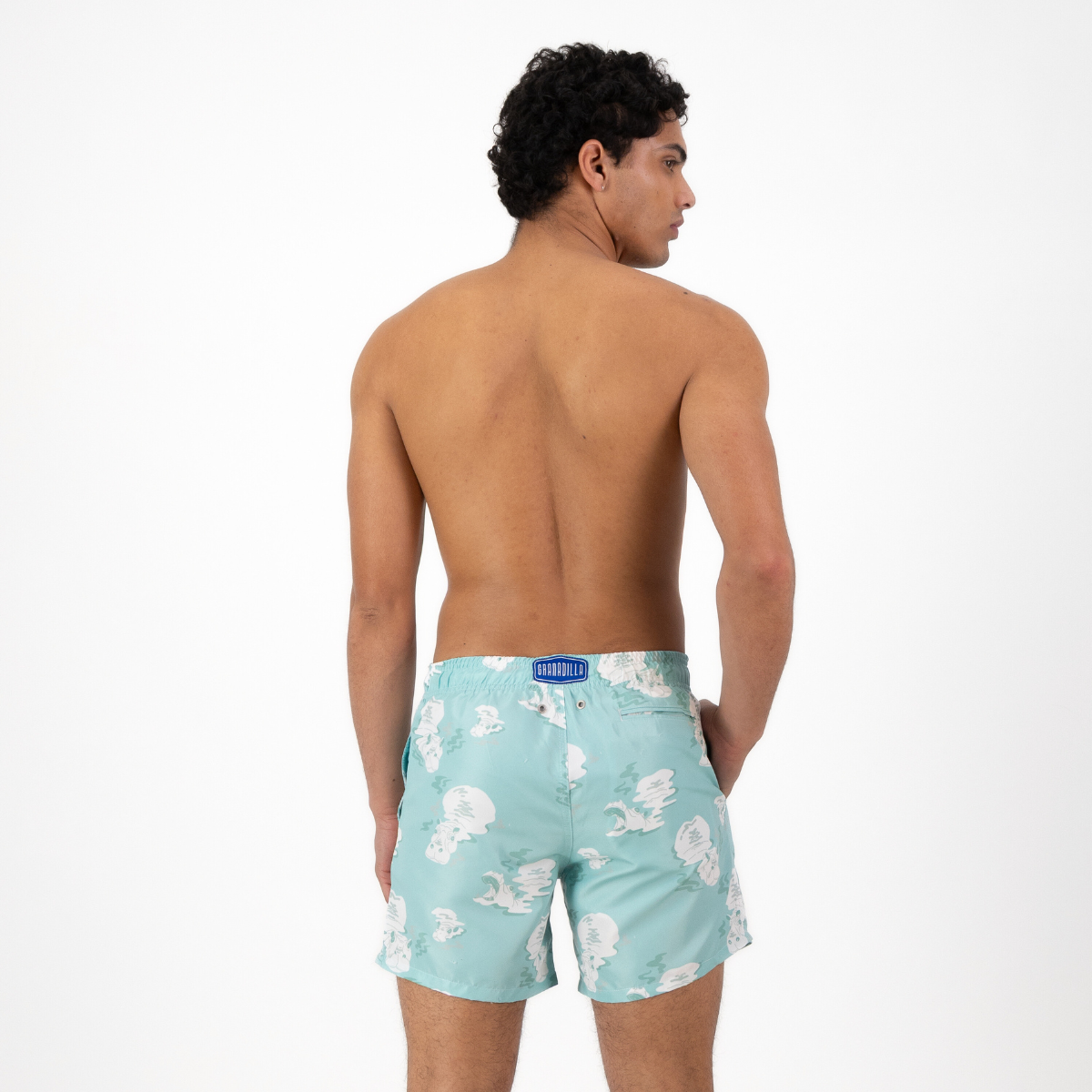 Mid-length Swim Shorts | Hippo / Mint