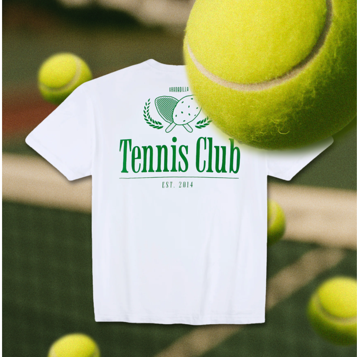 Loose White Tee | Tennis Club
