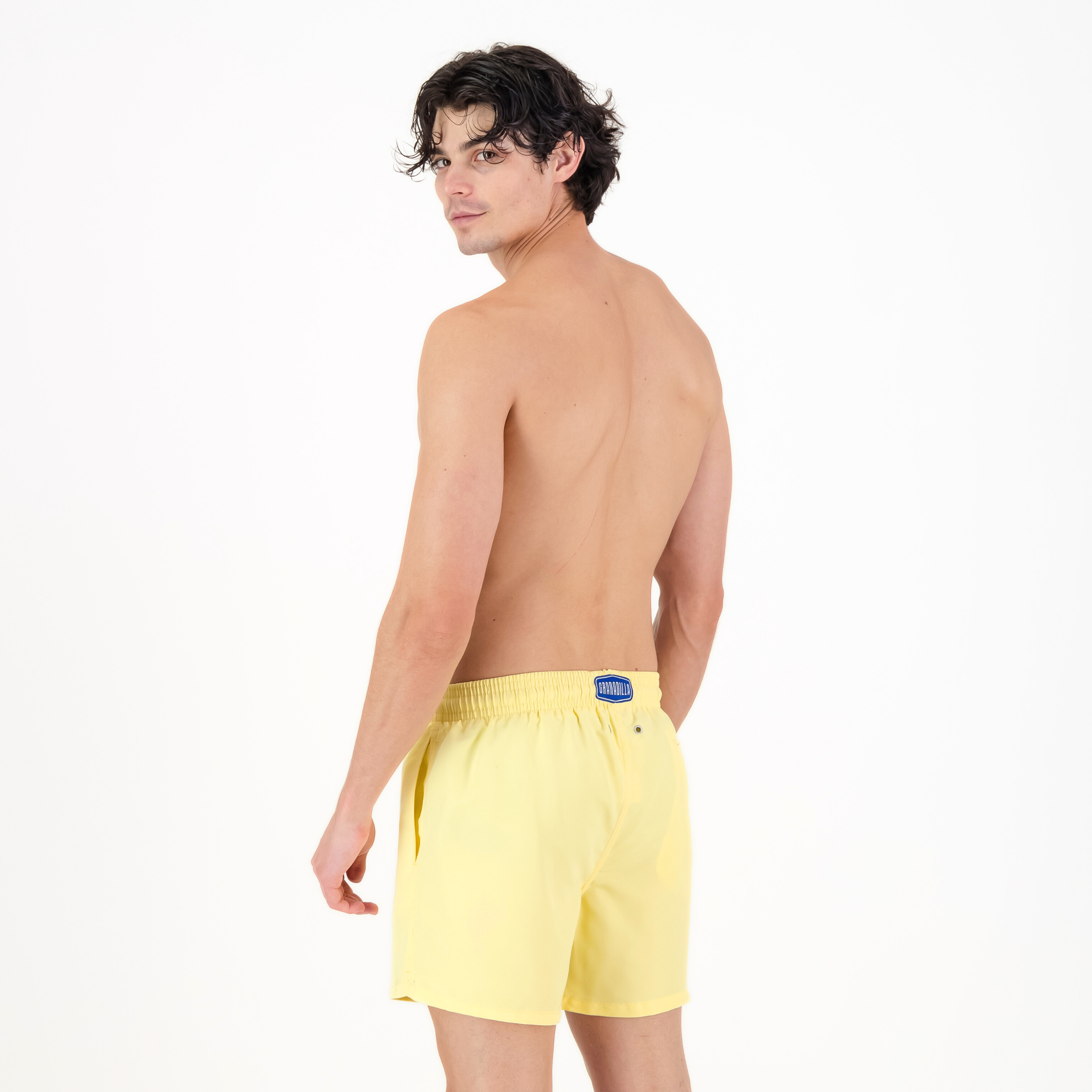 Mid-length Swim Shorts | Plain / Sunshine