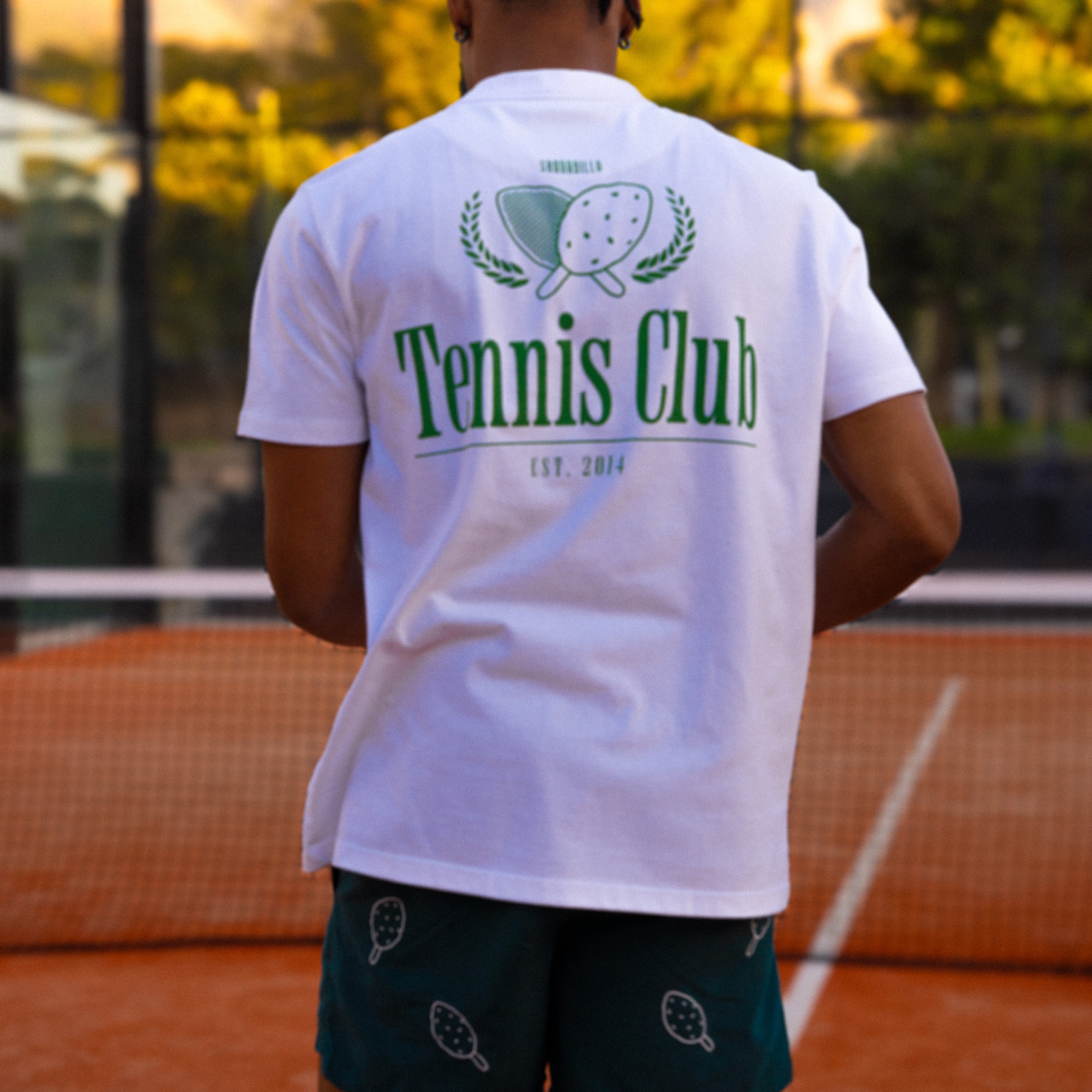 Loose White Tee | Tennis Club