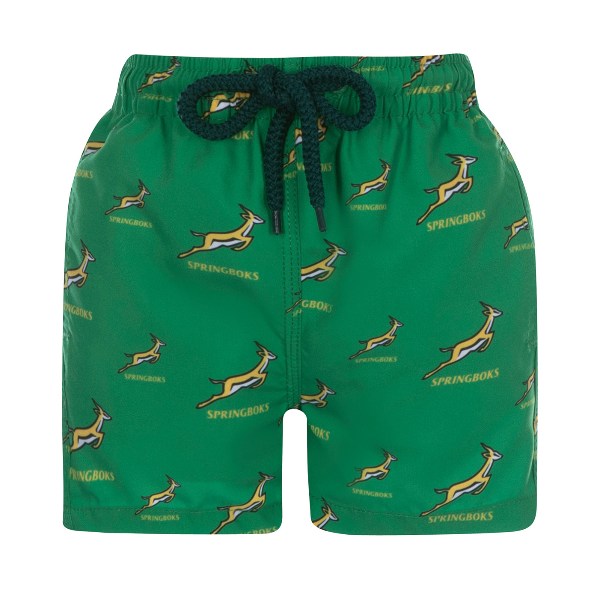 Kids Swim Shorts | Springbok / Green