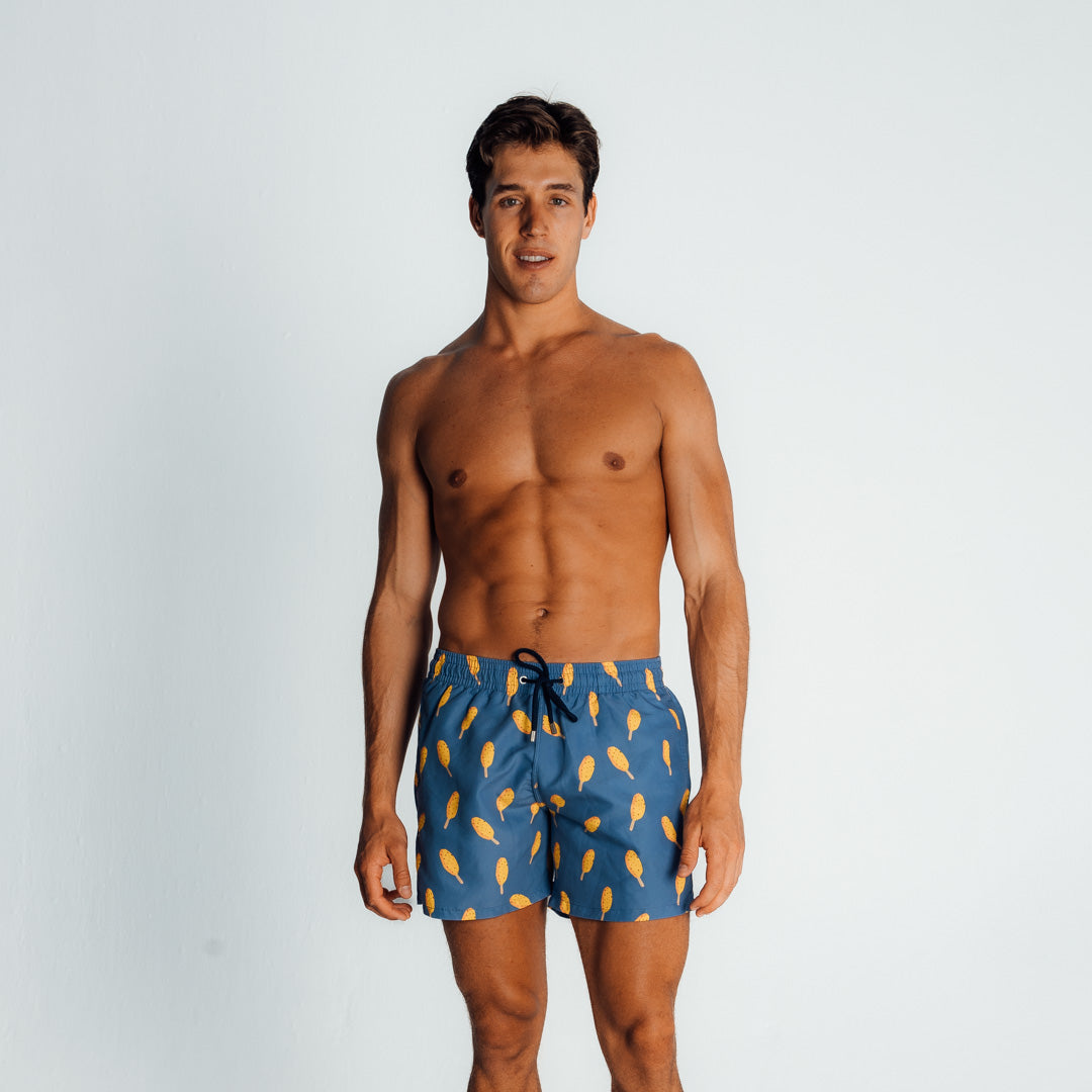 Mid-length Swim Shorts | Lollies / Blue