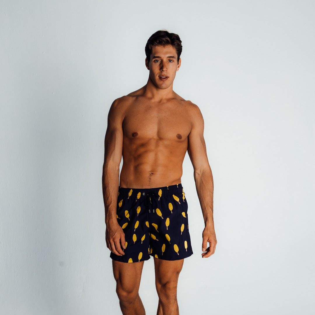 Mid-length Swim Shorts | Lolly / Navy