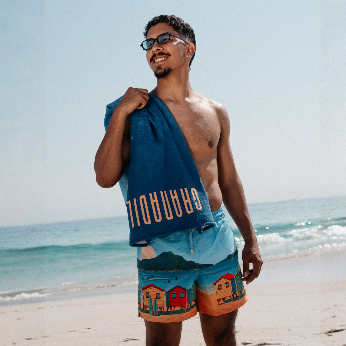 Mid-length Swim Shorts | Muizies / Blue