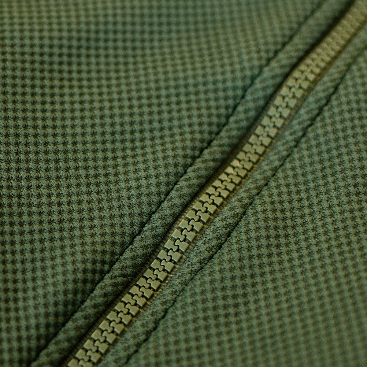 Womens Long Sleeve One Piece | Waffle Texture / Olive