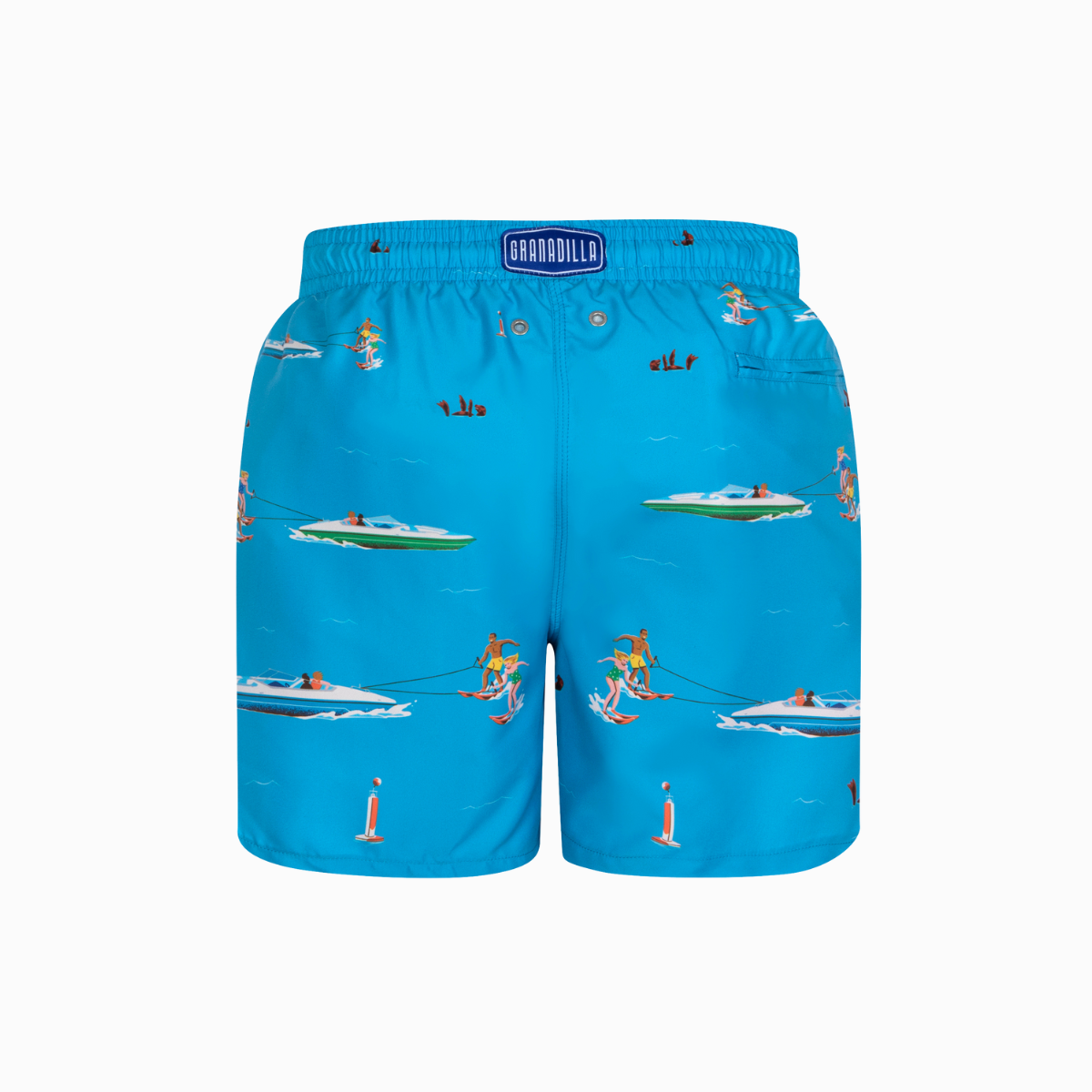 Mid-length Swim Shorts | Knysna Skier / Scuba Blue
