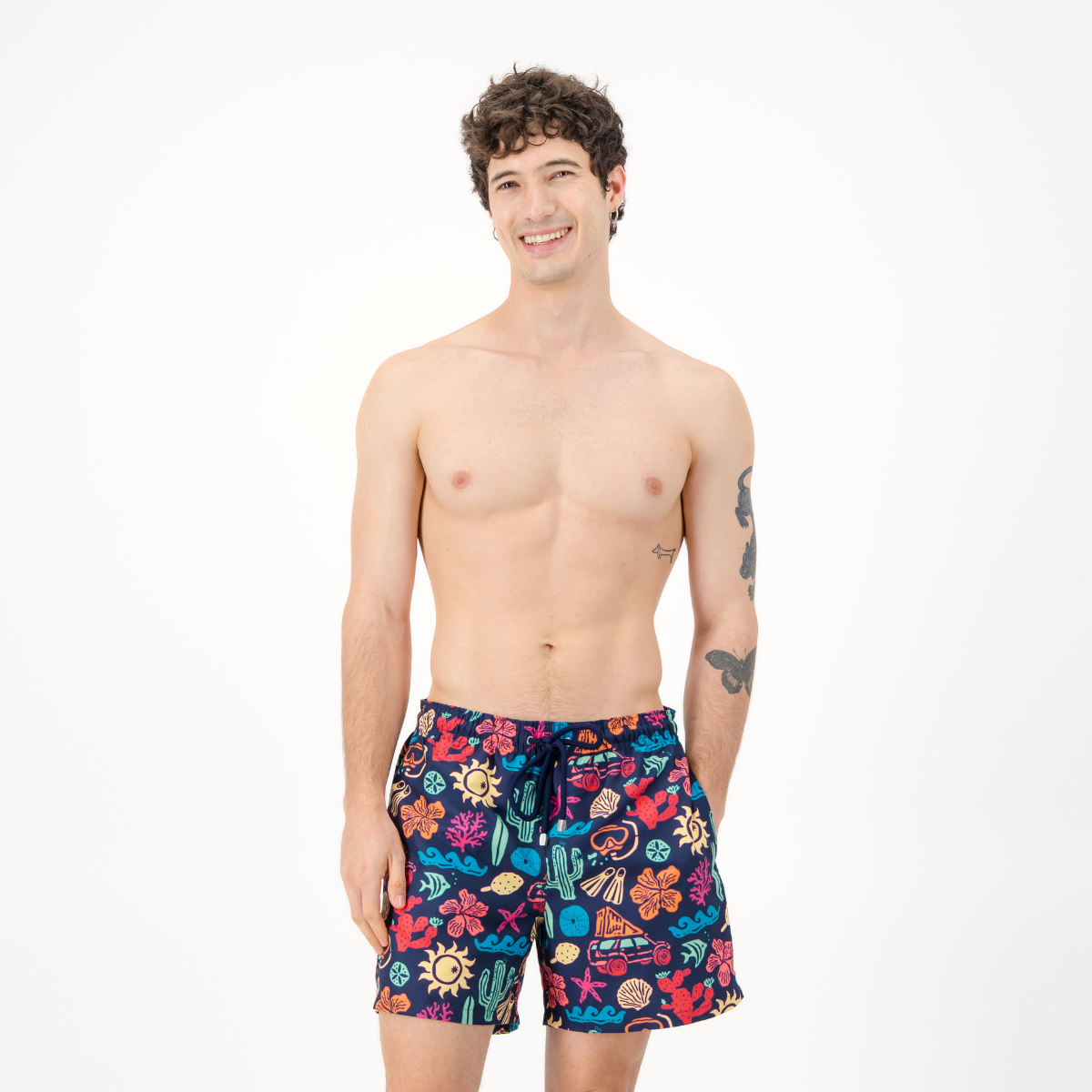 Mid-length Swim Shorts | Adventure / Navy