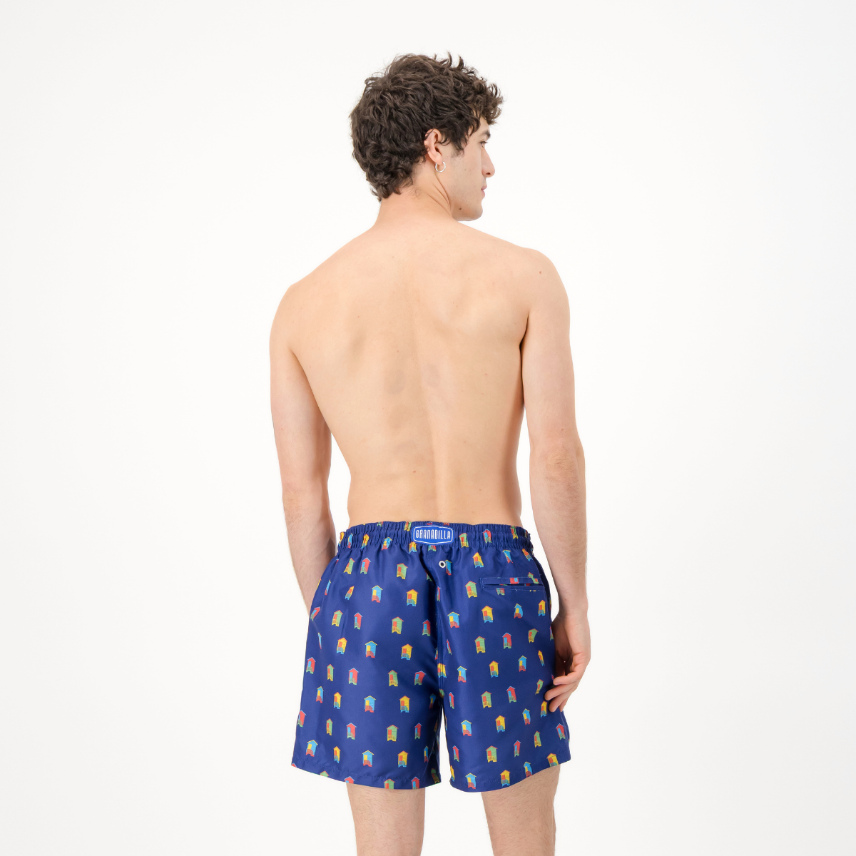 Mid-Length Swim Shorts | Huts / Navy