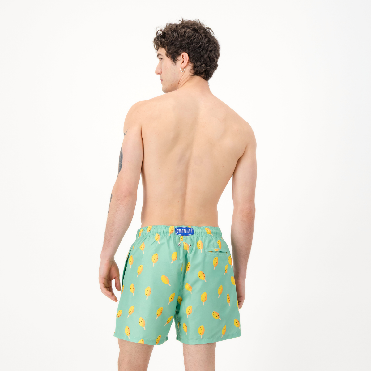 Mid-length Swim Shorts | Lolly / Sage