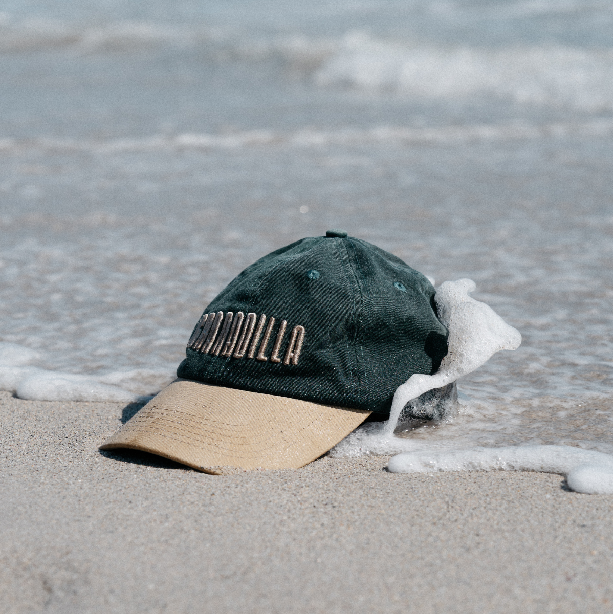 Peak Cap | Two Tone / Olive and Stone