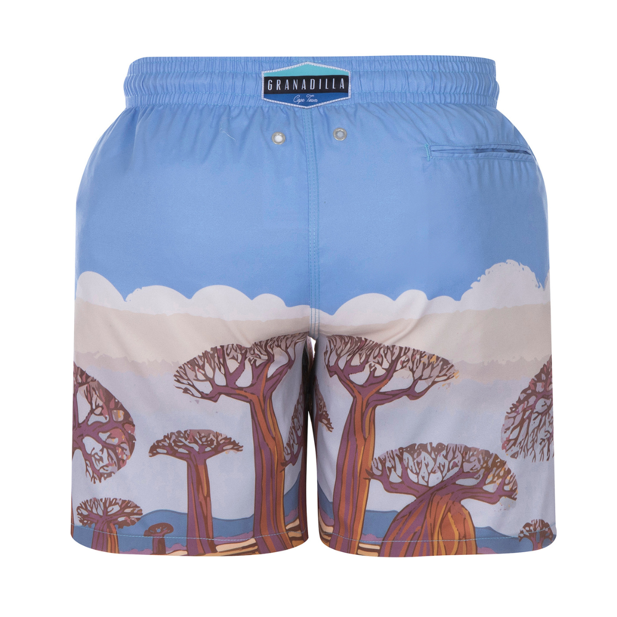 Mid-length Swim Shorts | Baobab / Blue