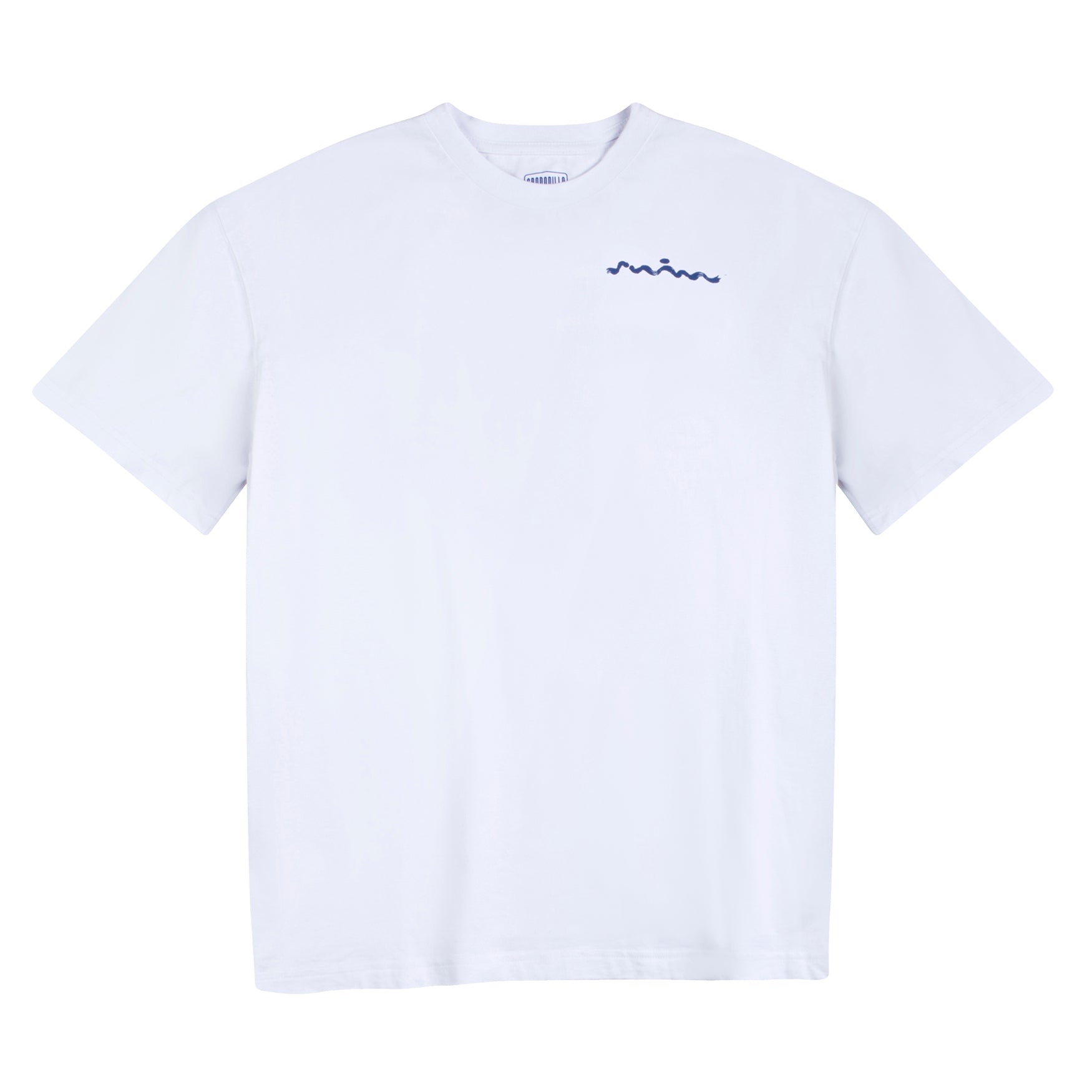 Loose White Tee | Swimming Club