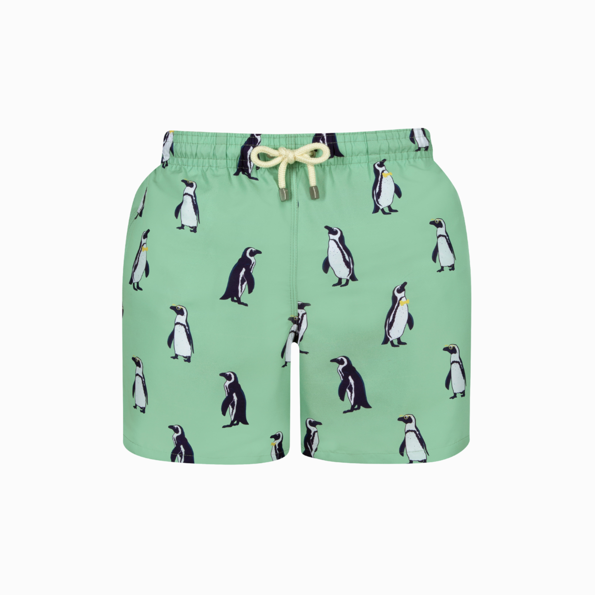 Mid-length Swim Shorts | Penguins / Mint