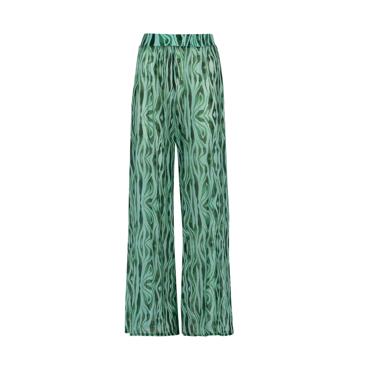 Mesh wide leg outlet trousers