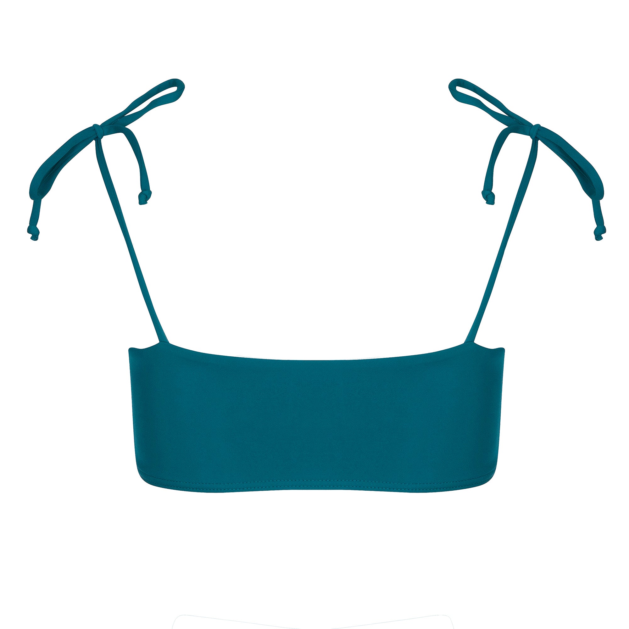 Granadilla Bandeau Bikini Top | Teal
