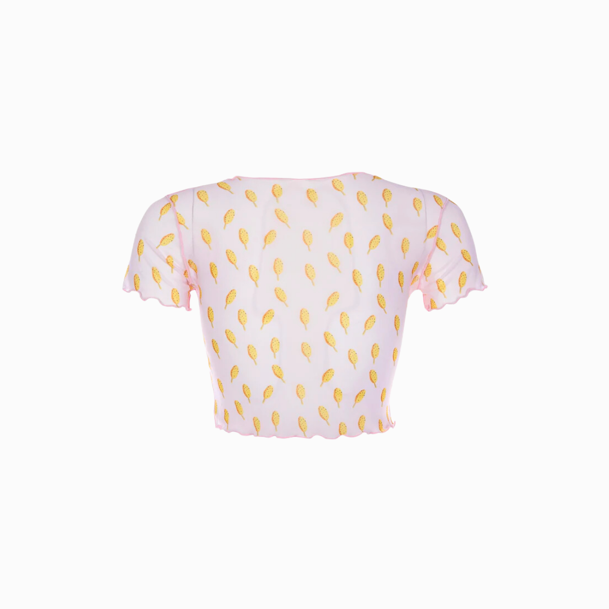 Mesh Crop Top | Pink Lollies