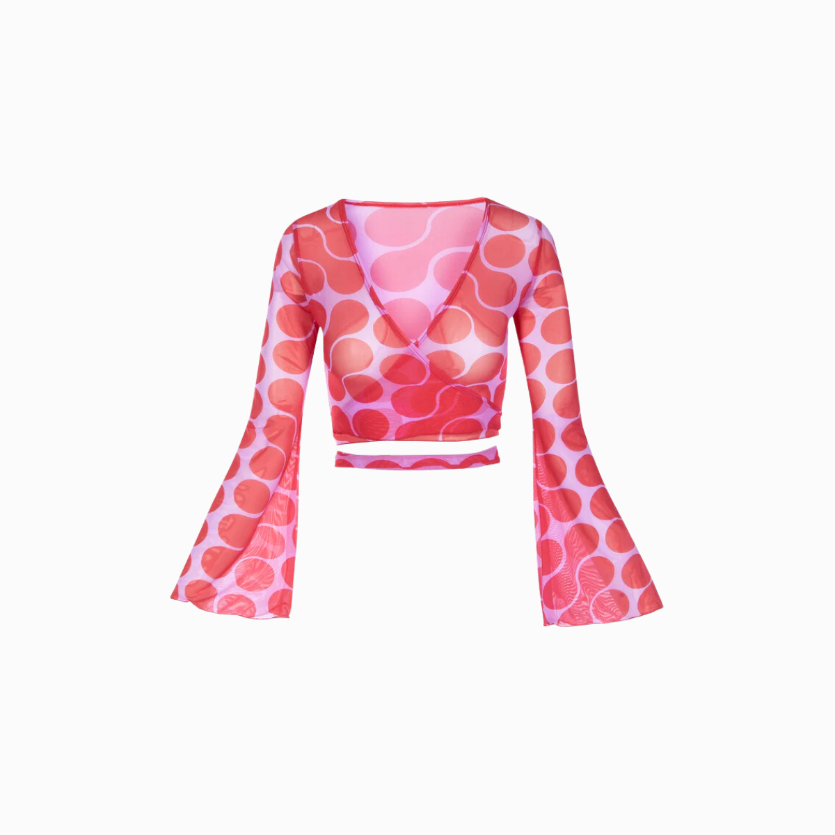 Mesh Wrap Top | Lava Lamp