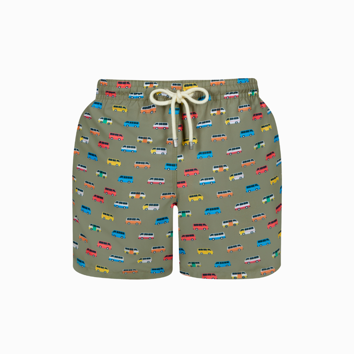 Mid-length Swim Shorts | Taxis / Olive