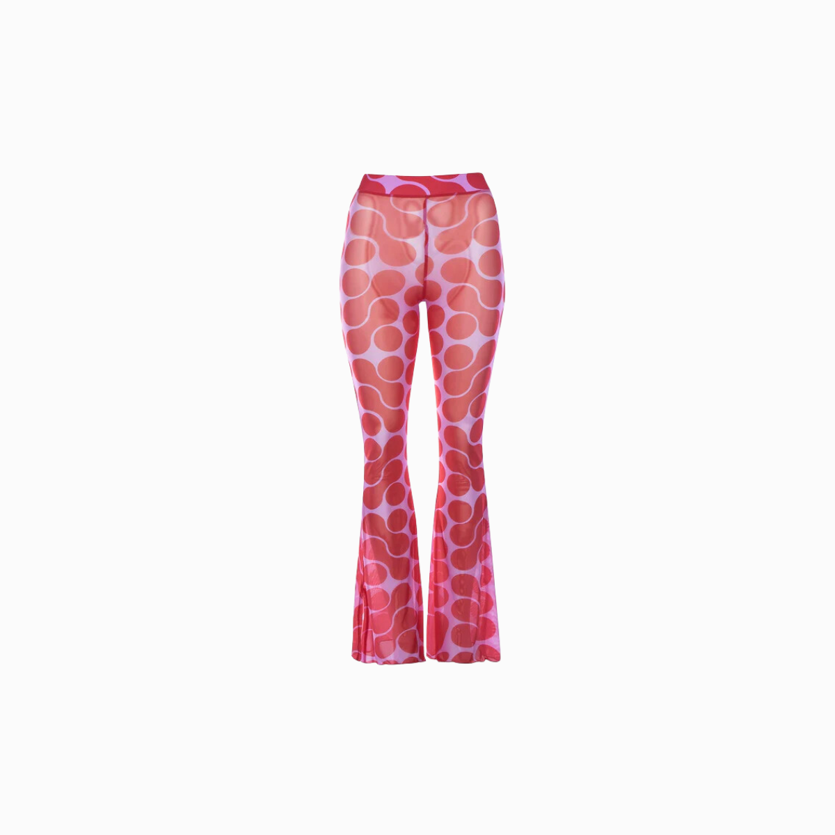 Mesh Flare Pants | Lava Lamp