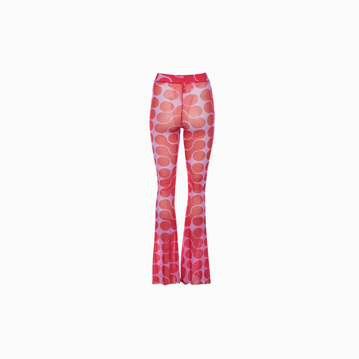 Mesh Flare Pants | Lava Lamp